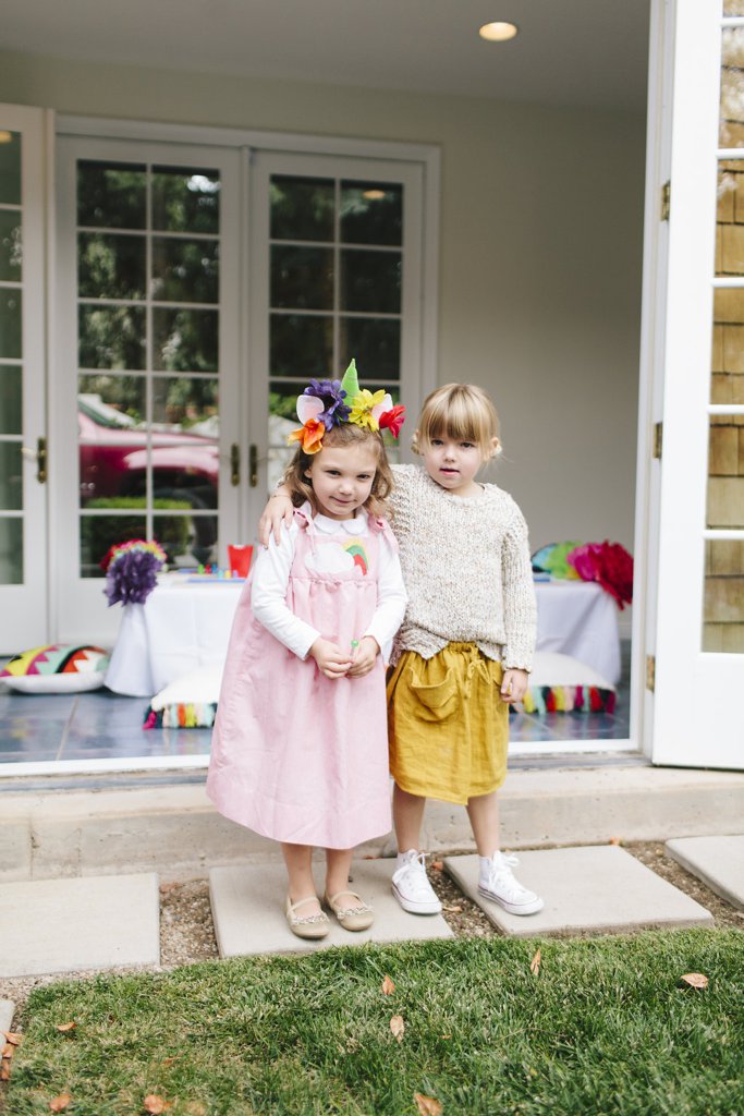 At 37-Weeks Pregnant, 1 Mom Threw the Chicest Rainbow Birthday Party You've Ever Seen