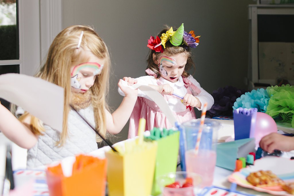 At 37-Weeks Pregnant, 1 Mom Threw the Chicest Rainbow Birthday Party You've Ever Seen