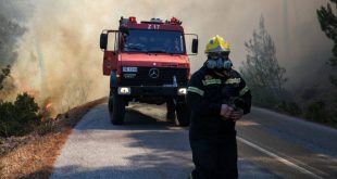 Με εγκαύματα στα χέρια θα χειρουργηθεί ο πυροσβέστης που τραυματίστηκε στην Εύβοια