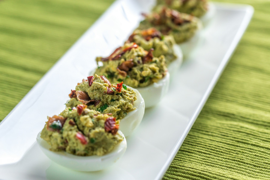 Bacon-Guacamole-Deviled-Eggs